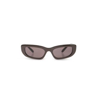 Balenciaga Palma Rechthoekige Zonnebril - unisex - Accessoires - Bruin - Maat: ONE Size Taf