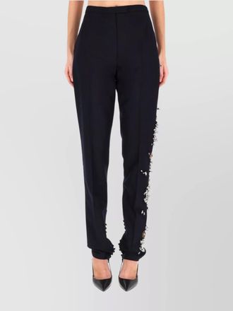 Dries Van Noten wool slim-fit trousers