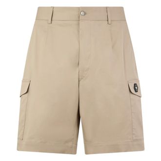 Philipp Plein Heren, Korte broeken, Beige, Maat: XL Katoen