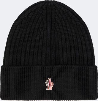 Moncler Ribbed-knit virgin wool beanie