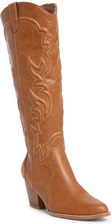 Billini Udel Cowboy Boot in Dark Tan at Nordstrom Rack, Size 5