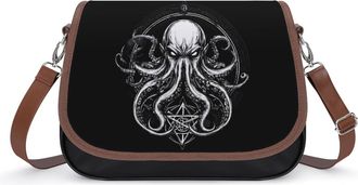 Generic Cthulhus Small Womens Crossbody Bags Shoulder Handbag with Adjustable Strap for Travel