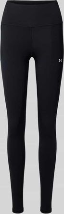 Under Armour Slim Fit Leggins mit Logo-Print Modell Motion in Black, Gr&ouml;&szlig;e XL