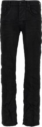 Purple resin Flare Jeans