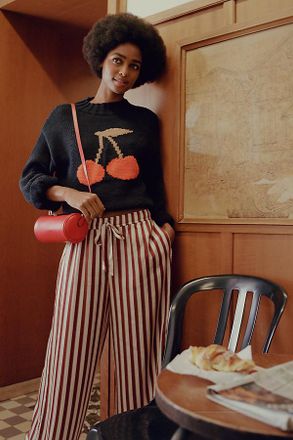 Anthropologie The Pippa Mock-Neck Sweater by Maeve: Icon Edition