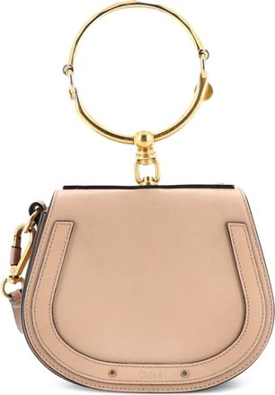 Chlo&eacute; Nile Leather Small crossbody bag - Beige