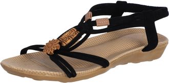 Generic Cocila Wedge Sandals For Women Strap WomenS Back With Roman Black, 4.5 Foam Ladies Size 6 Flat Black Shoes 7 Strappy Heels Womens Walking 5 Summer Uk 