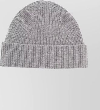 Ermenegildo Zegna ribbed brimmed hat folded edge