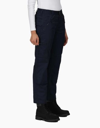 Regatta Womens Regatta Professional Womens/Ladies Pro Action Stretch Trousers - Navy - Size: 18/32in