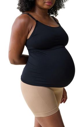 Ingrid & Isabel 2-Pack Nursing/Pumping Camisoles in Black/Black at Nordstrom, Size X-Large