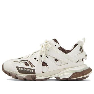 Balenciaga (WMNS) Balenciaga Track 1.0 Sneakers White Brown 542436W3AC11897