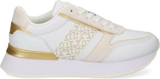 Tommy Hilfiger logo-print sneakers - White