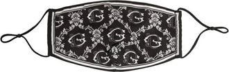 Dolce & Gabbana Mascherina con stampa logo - - Accessories - Uomo - Nero - ONE SIZE