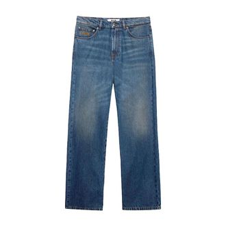 Msgm Hombre, Vaqueros, Azul, Talla: S