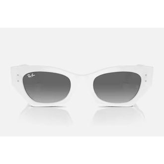 Ray-Ban Xena Bio Based Grey Gradient Cat Eye Ladies Sunglasses RB4430 675911 52