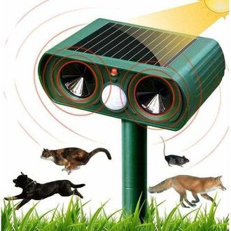 OEM Ulisem - Repelente Ultras&oacute;nico De Plagas Con Energ&iacute;a Solar - Sensibilidad Y Frecuencia Ajustables - Resistente Al Agua Ipx4 - Alcance De Hasta 8 M - C