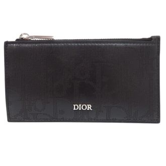 Dior Black Leather Coin Purse/Coin Case (Pre-Owned)