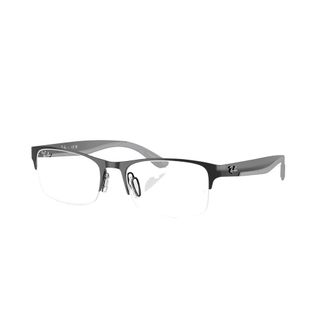Ray-Ban Glasses, unisex, Gray, Size: 56 MM RX 7551 Optical Frame
