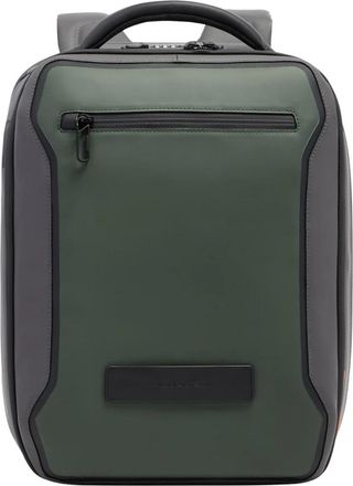 Piquadro Uitbreidbare 14-inch Reislaptoprugzak - Heren - Rugzakken - Groen - ONE Size - Polyester - Tassen