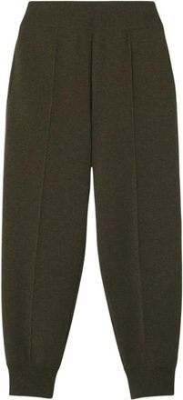 Lanvin Pantaloni Jogging in Lana - - Trousers - Uomo - Verde - L