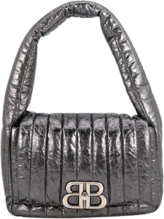 Balenciaga Pre-owned Vintage Schoudertas - Dames - Vintage Schoudertas - Grijs - ONE Size - Leer - Vintage