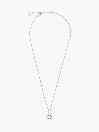 Tommy Hilfiger Stainless Steel Crystal-Embellished Pendant Necklace