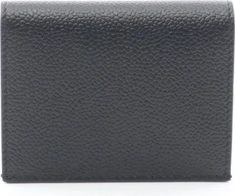 Thom Browne Double Card Holder Leather Card Case
