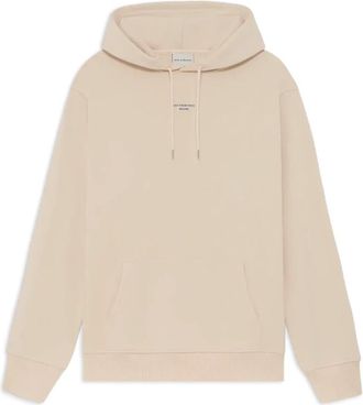 Dr&ocirc;le de Monsieur Le Hoodie Slogan Classique - Heren - Hoodies - Beige - XL - Katoen - Hoodies & sweatvesten