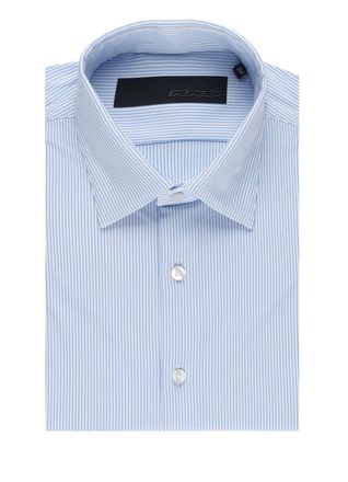 Roberto Ricci Design Light Blue Striped Oxford Shirt