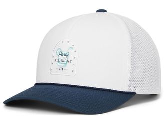 Travis Mathew Beer Break Casual Mens Visor White, Cotton/Polyester