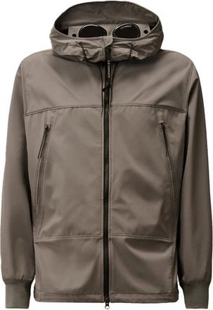 C.P. Company Goggle Shell Jas in Grijs - Heren - Zomerjassen - Grijs - XL - Jassen