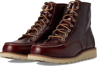 Carhartt Work in Progress 6 Moc Toe Wedge Boot Mens Work Boots Red Brown : 11.5 D - Medium, Leather