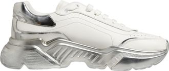 Dolce & Gabbana White Silver Daymaster Low Top Sneakers Mens Shoes (Pre-Owned)