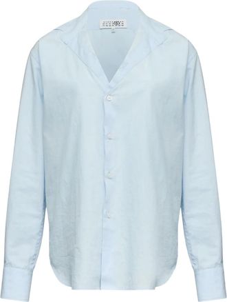 Maison Margiela Camicia con colletto alla francese - Blu