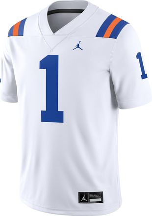 Nike Jordan Mens Florida Jordan Brand Dri-FIT College Game Jersey in White | JC2F0IRSUFN-U8J
