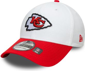 New Era 39Thirty Stretch Cap - NFL Kansas City Chiefs - M/L White