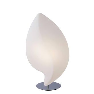 Netlighting Natura Table Lamp 2 Light E27 Large Indoor Polished ChromeOpal White
