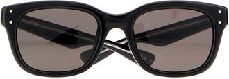Balenciaga Womens Stand Acetate Square-Frame Sunglasses Black