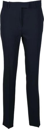 Max Mara Dames, Broeken, Blauw, Maat: XS Poliester
