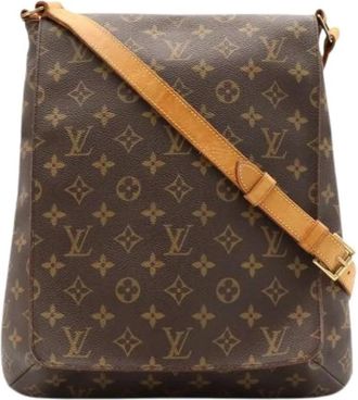 Louis Vuitton Pre-owned Vintage Shoulder Bag - Dames - Vintage Schoudertas - Bruin - ONE Size - Vintage