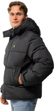 Lyle & Scott Gewatteerd Jack Met Capuchon, Zwart