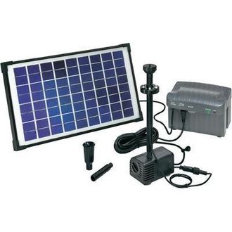 Esotec Bomba Solar Para Estanques Con Bater&iacute;a Recargable De 10 w Para Estanques De Jard&iacute;n Esotec 101774