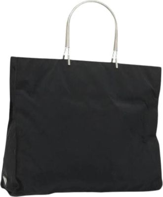 Prada Pre-owned Vintage Tote Bag - Dames - Vintage Shopper - Zwart - ONE Size - Nylon - Vintage