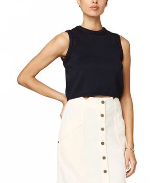 Cleobella Jade Tank Top In Midnight Blue