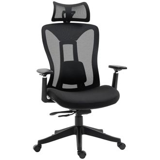 Vinsetto Silla de oficina 70x66x128 cm negro