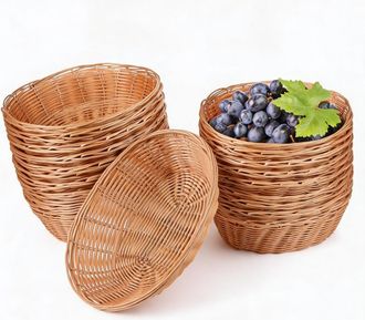 OEM Cesta Para El Pan, Cesta Para La Fruta, Cesta De Almacenamiento Para La Oficina, Marr&oacute;n