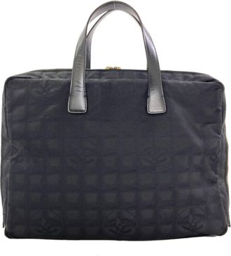 Chanel Black Nylon Tote Bag (Pre-Owned)