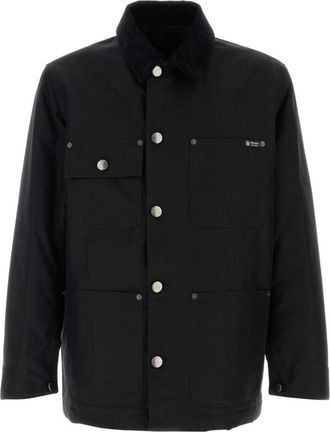Prada Black Shirt Collar Jacket