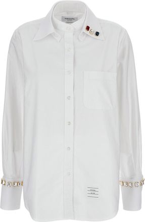 Thom Browne Oversized White Cotton Shirt