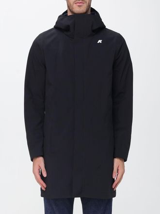K-Way Parka Thomas Bonded in nylon impermeabile lunghezza al ginocchio